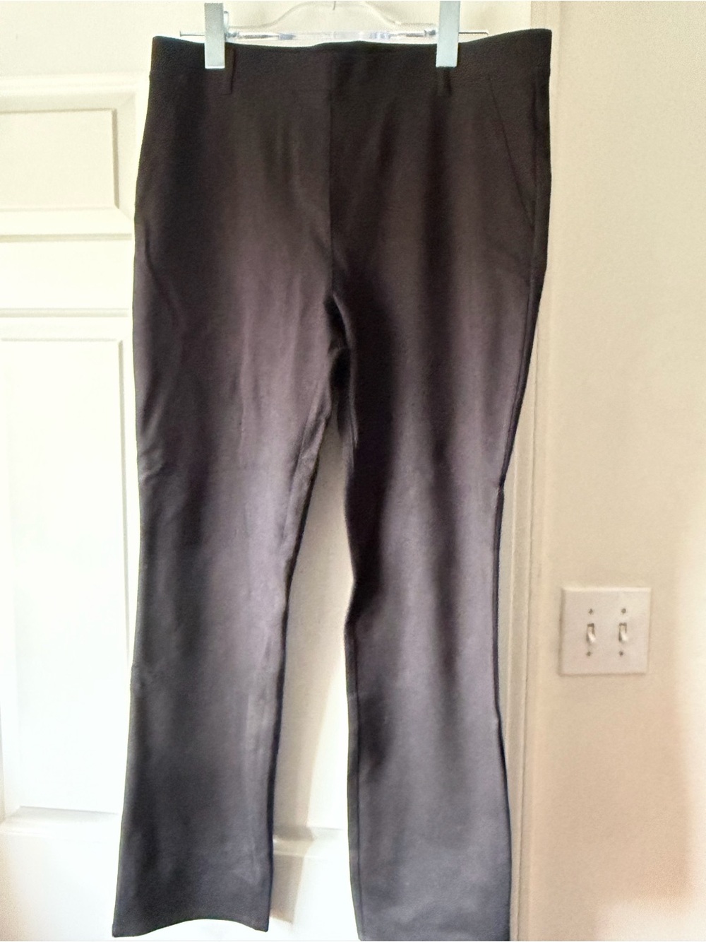 Quince Black Stretch Bootcut Pants